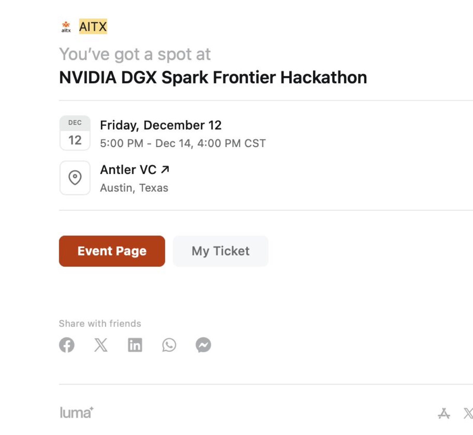 We Won the AITX DGX Spark Frontier Hackathon (Glid Challenge), photo 4 of 4