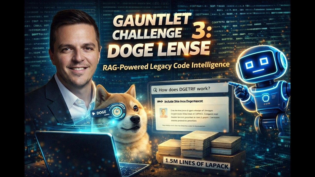 DOGE Lense: Building a RAG Pipeline for Legacy COBOL and Fortran Code - Featured image